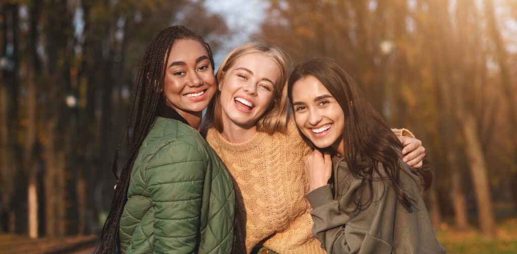 A group of teenagers happy after their adolescent OCD treatment in New Jersey