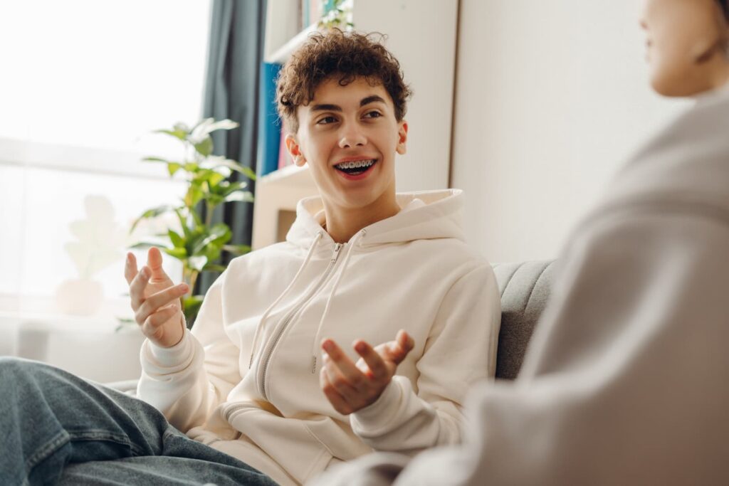 A teenager getting adolescent mental health treatment in New Jersey