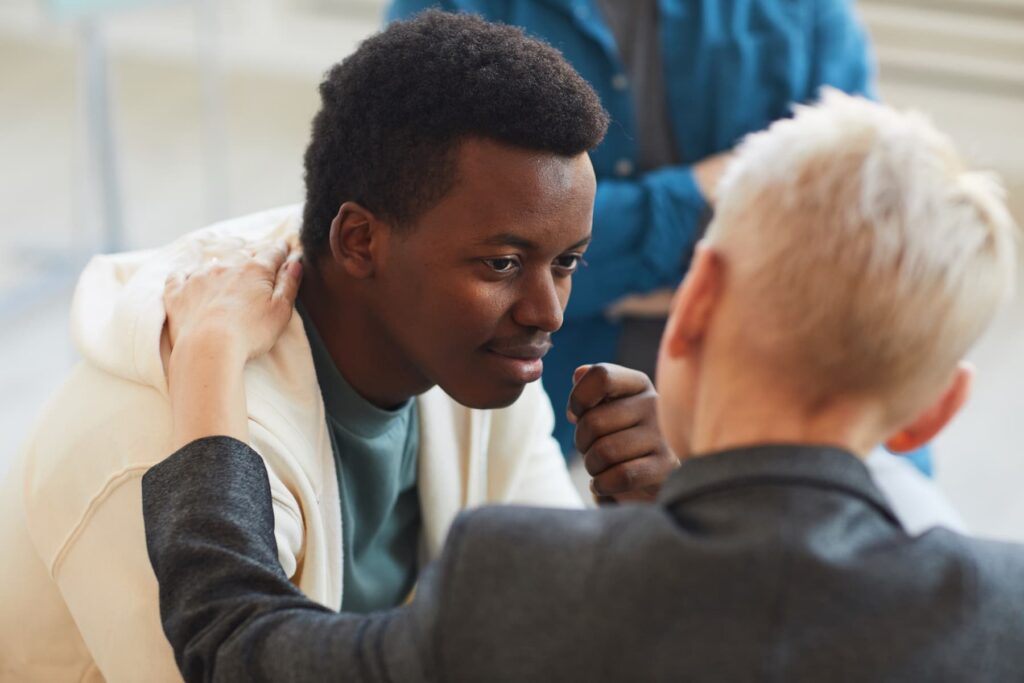 A teenager happy after getting dual diagnosis support in New Jersey